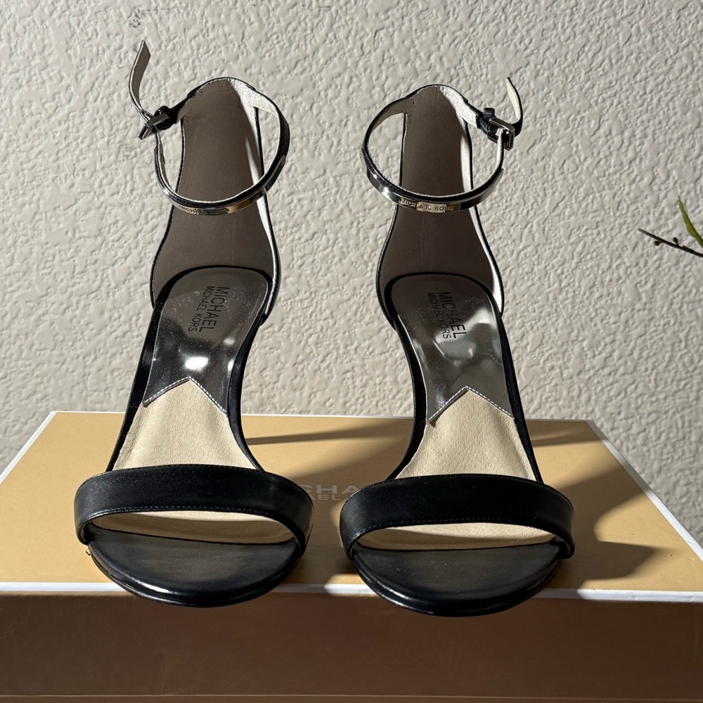 Michael Kors Kristen Ankle Strap Mid Heels